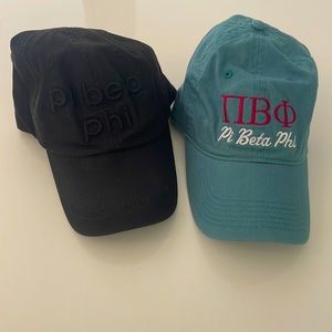 Pi Beta Phi baseball caps! Only worn a couple of times. In great condition!